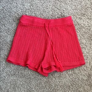 Madden NYC Knit Bathing Suit Coverup Shorts Size M